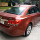 The quad tail lamps both light up at night. The car also has amber turn signals in the rear